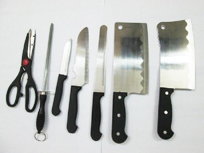 Bộ dao kéo 7 món làm bếp