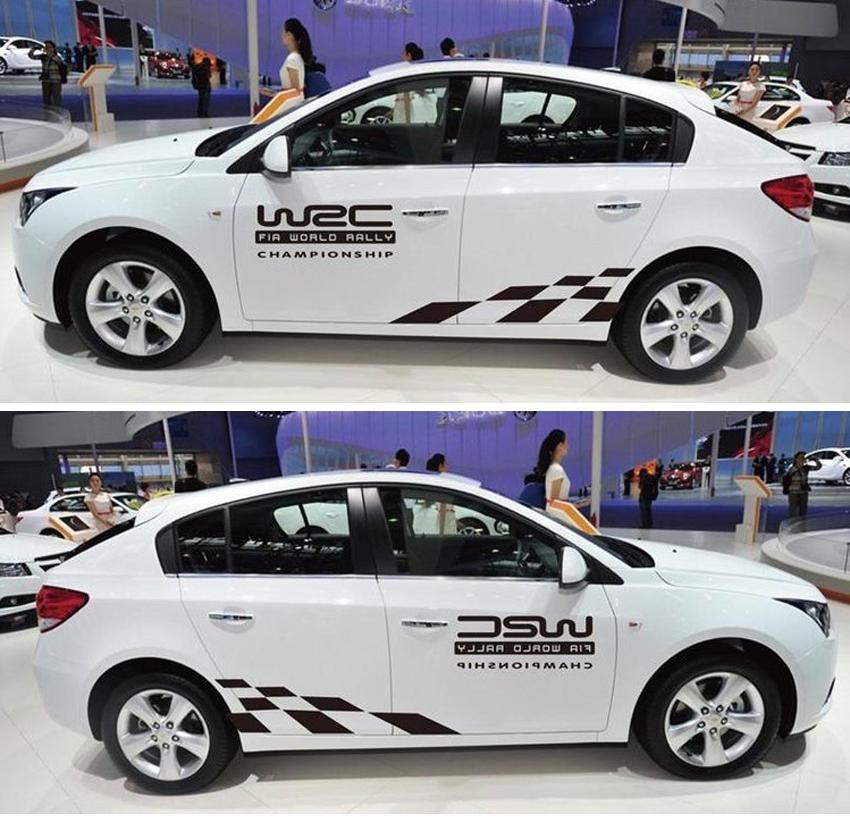 Bộ tem dán sườn xe Caro D-149 (Đen)