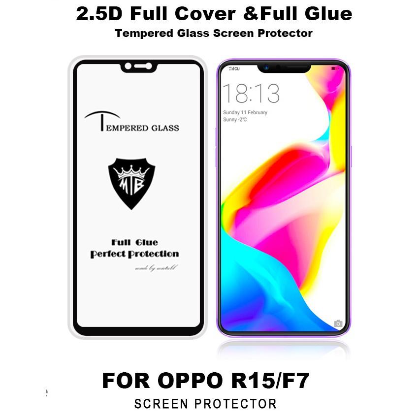 Miếng dán kính cường lực 5d full keo cho oppo f7