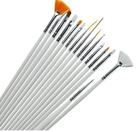 [HCM]Set 15 cọ vẽ móng nghệ thuật