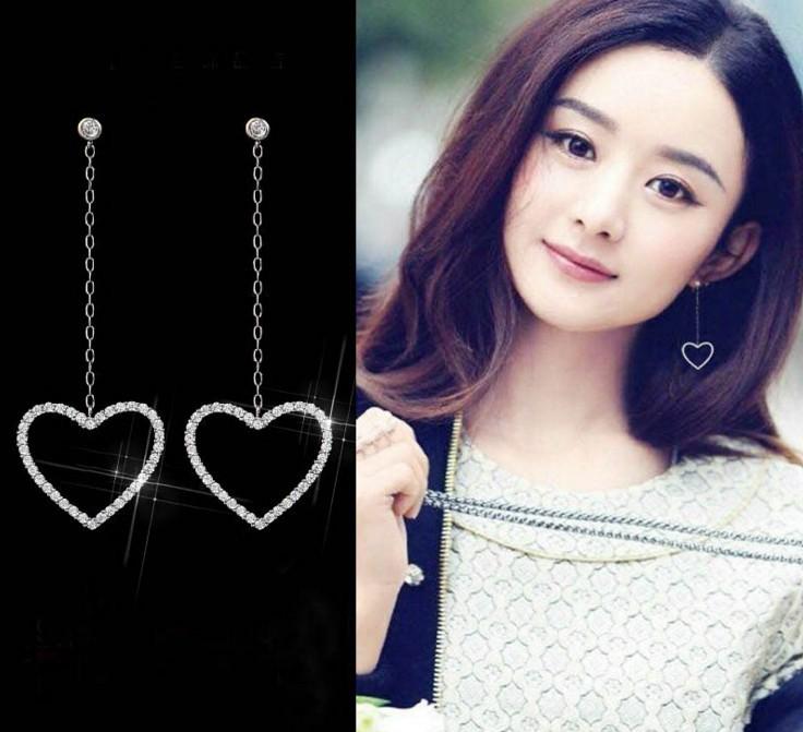[HCM]BÔNG TAI DÀI TRÁI TIM - B0901
