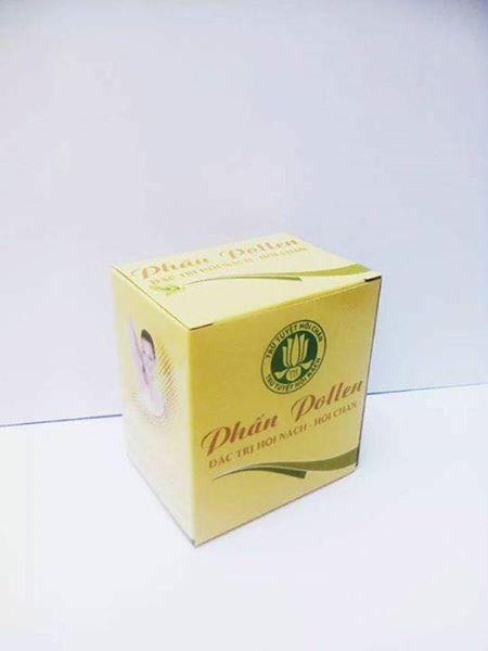 Phấn Pollen - Khử mùi hôi nách, hôi chân (dạng hộp 10 gói)
