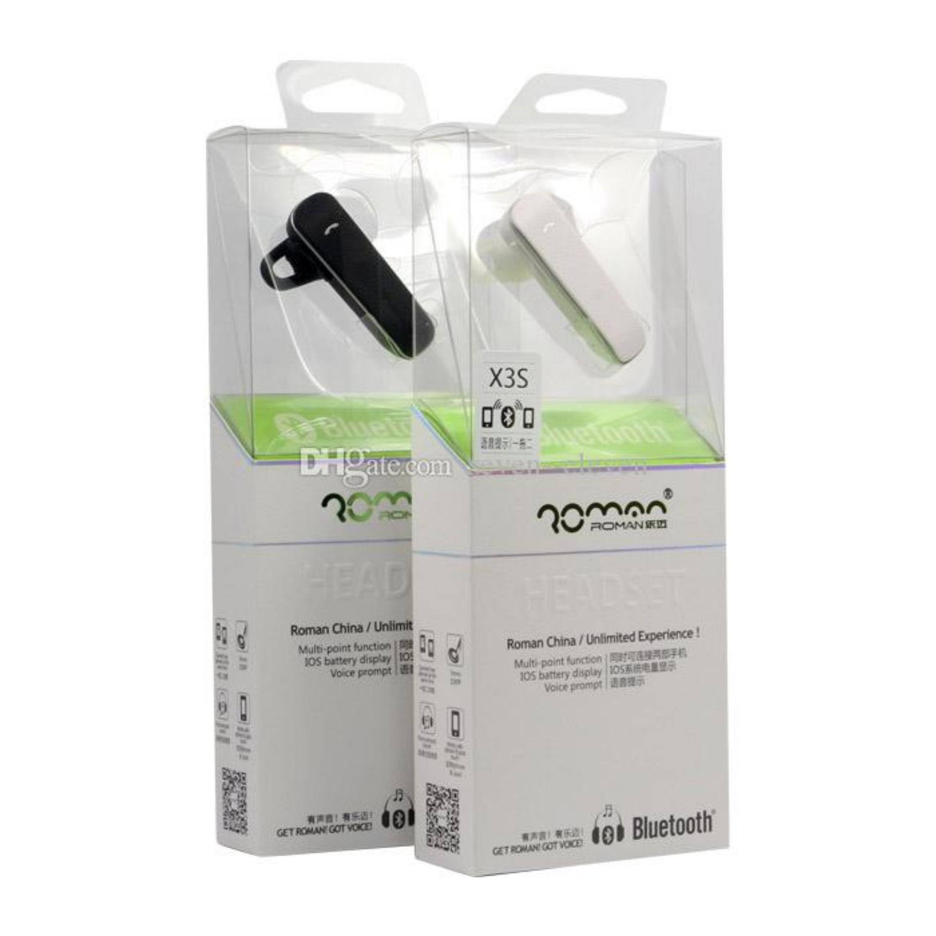 Tai nghe Bluetooth Roman - X3S Màu Đen