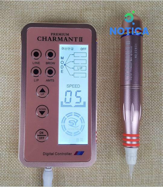 CÓ BẢO HÀNH-MÁY PHUN XĂM THẨM MỸ CHARMANT 2