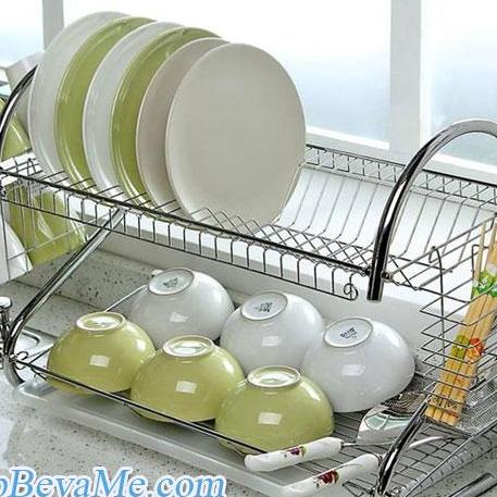 Giá ,kệ để bát đũa cốc hình chữ s chắc chắn, bền đẹp