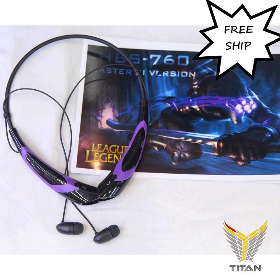 TAI NGHE BLUETOOTH ANIME HBS 760 ĐEN TÍM
