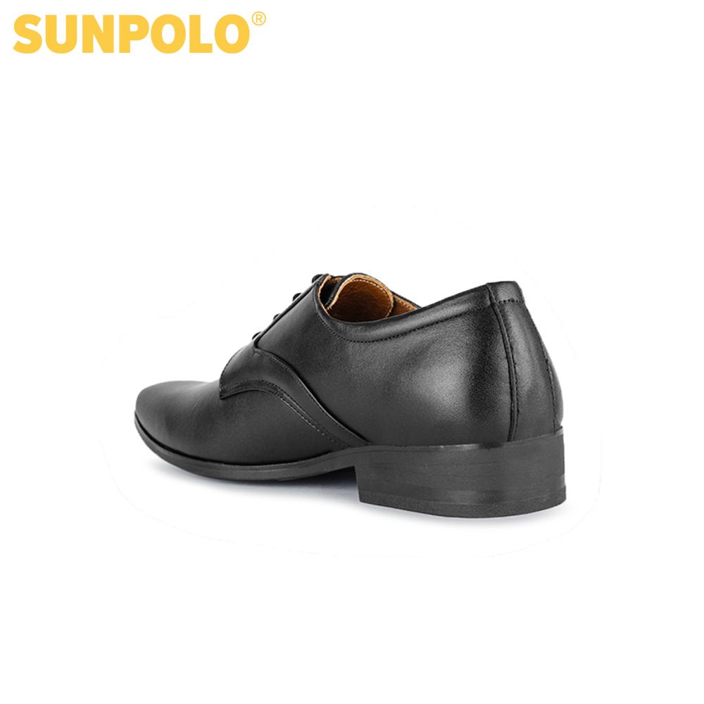 Giày Tây Nam Da Bò SUNPOLO SUKT111DN (Đen, Nâu)