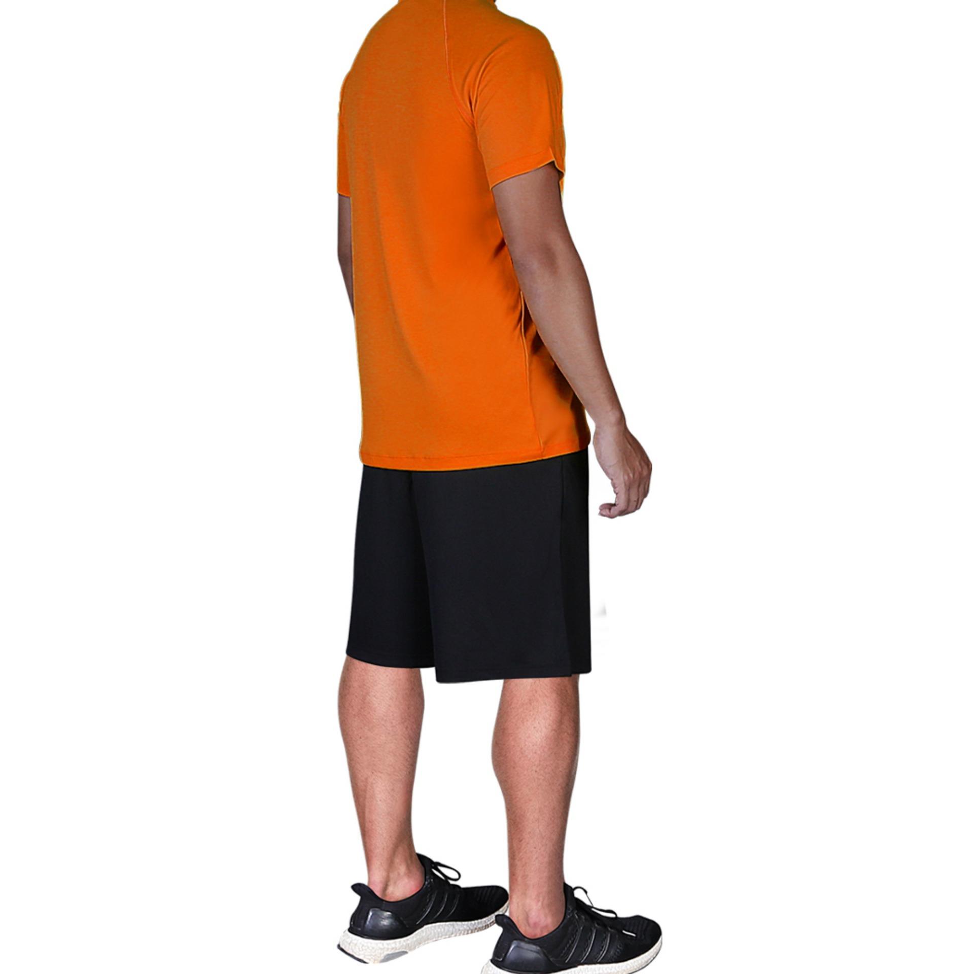 Men's Ulight Plain Sport Tee Original Orange A095