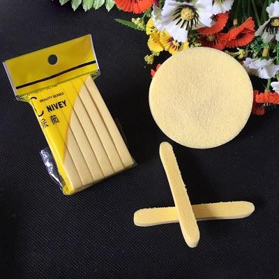 Mút rửa mặt làm sạch da Chivey Japan 12 miếng (dạng nén)
