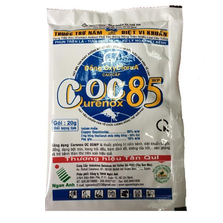 Chế phẩm trừ nấm bệnh cây trồng coc 85 gói 20g