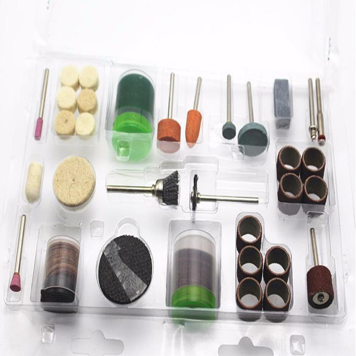 Bộ 105 món đồ nghề phụ kiện cắt, mài, chà, đánh rỉ sét, đánh bóng cho khoan điện đa năng mini cầm tay (như Dremel, ACZ, motor 775...)