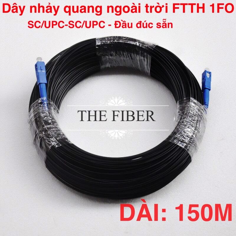 [HCM]Dây nhảy quang ngoài trời SC/UPC-SC/UPC dài 150M 1FO SM (FTTH)