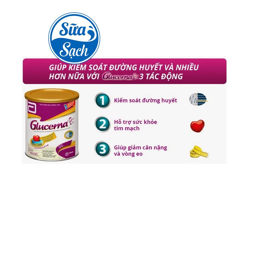 Sữa bột Glucerna Hương Vani 400gr