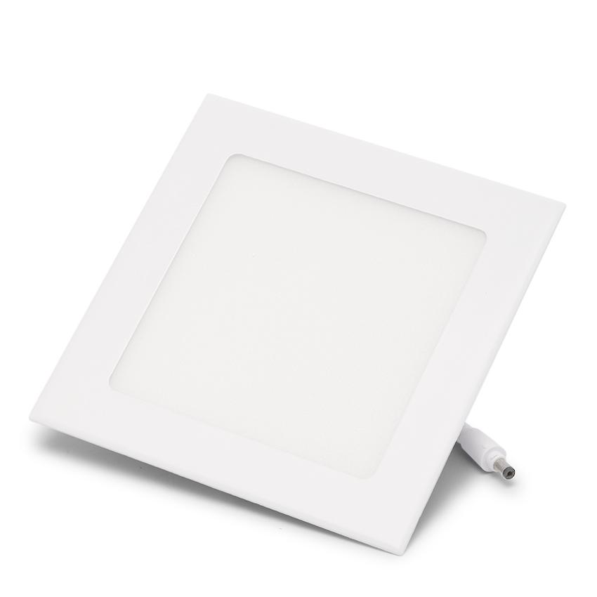 Bộ 5 Đèn LED âm trần dạng tấm mỏng, hình vuông LEDON 7W (ánh sáng vàng)