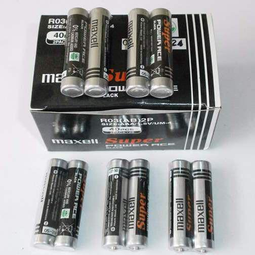 5 Hộp Pin tiểu nhỏ 3A Maxell nguyên hộp 40 viên. Made in Indonesia. Vi Tính Quốc Duy.