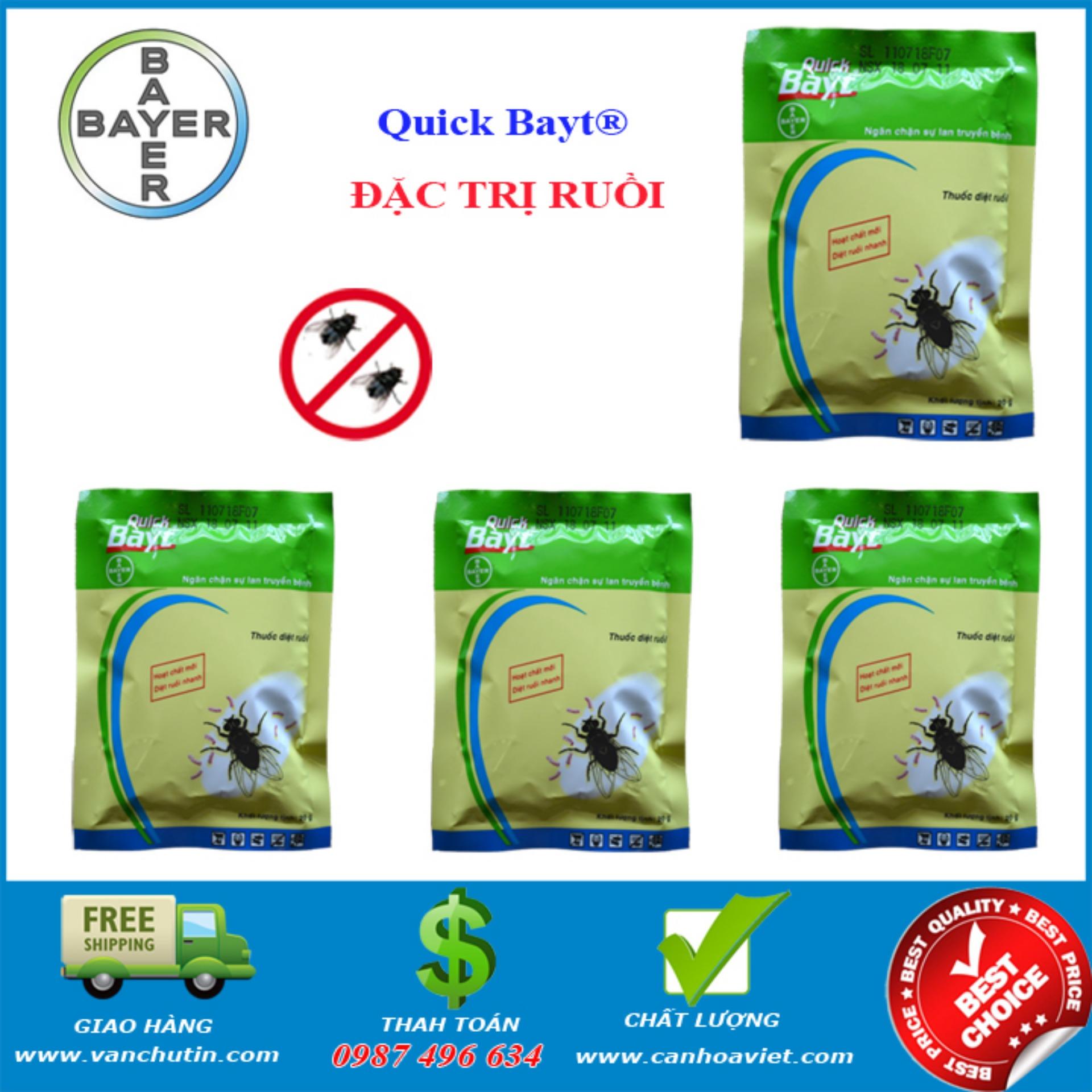 Bả diệt ruồi sinh học Bayers Quickbayt - Đức Bộ 5 Gói