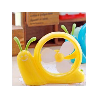 Quạt usb Mini hình dáng ốc sên (Vàng)