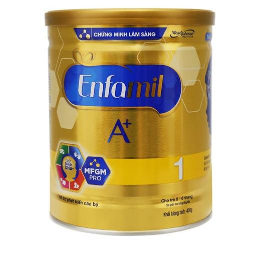 Sữa bột Enfamil A+ 1 360 Brain DHA+ và MFGM Pro 900g (0 - 6 tháng)