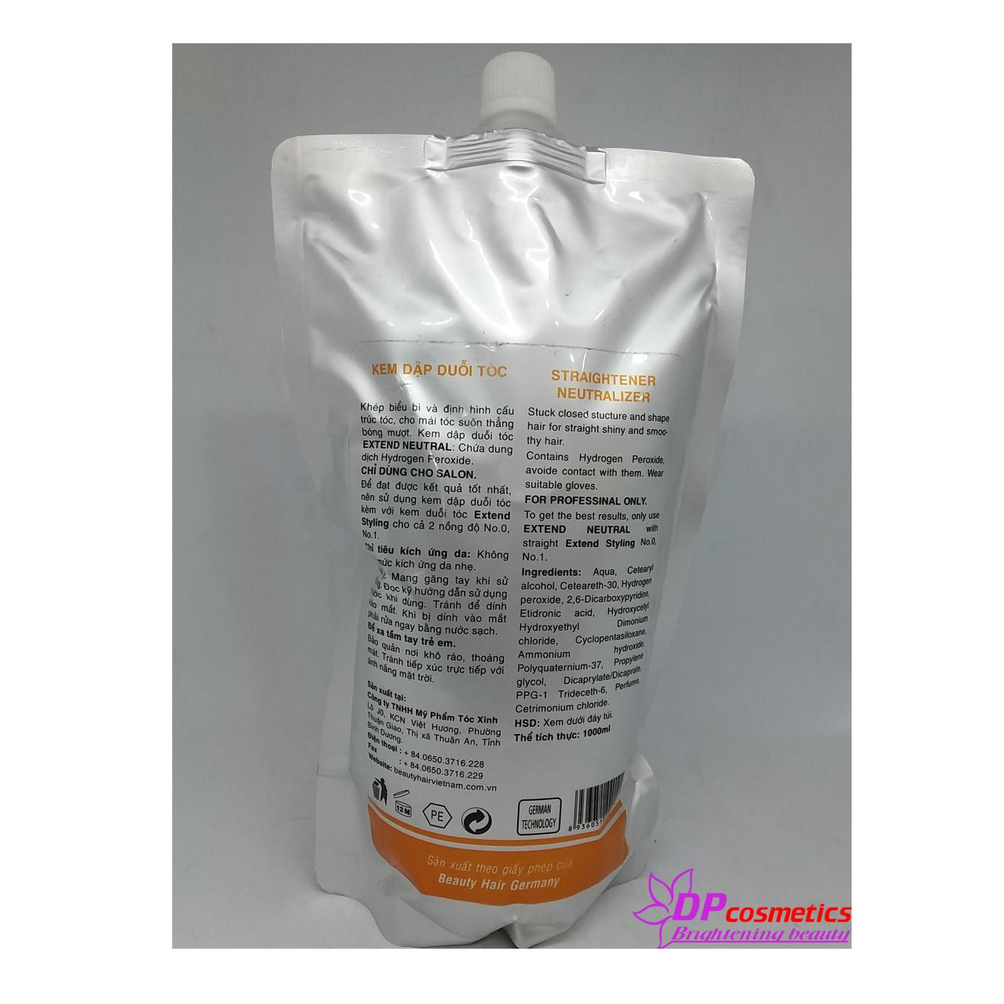 Thuốc dập duỗi tóc Beauty Plus Dung Tích 1000ml