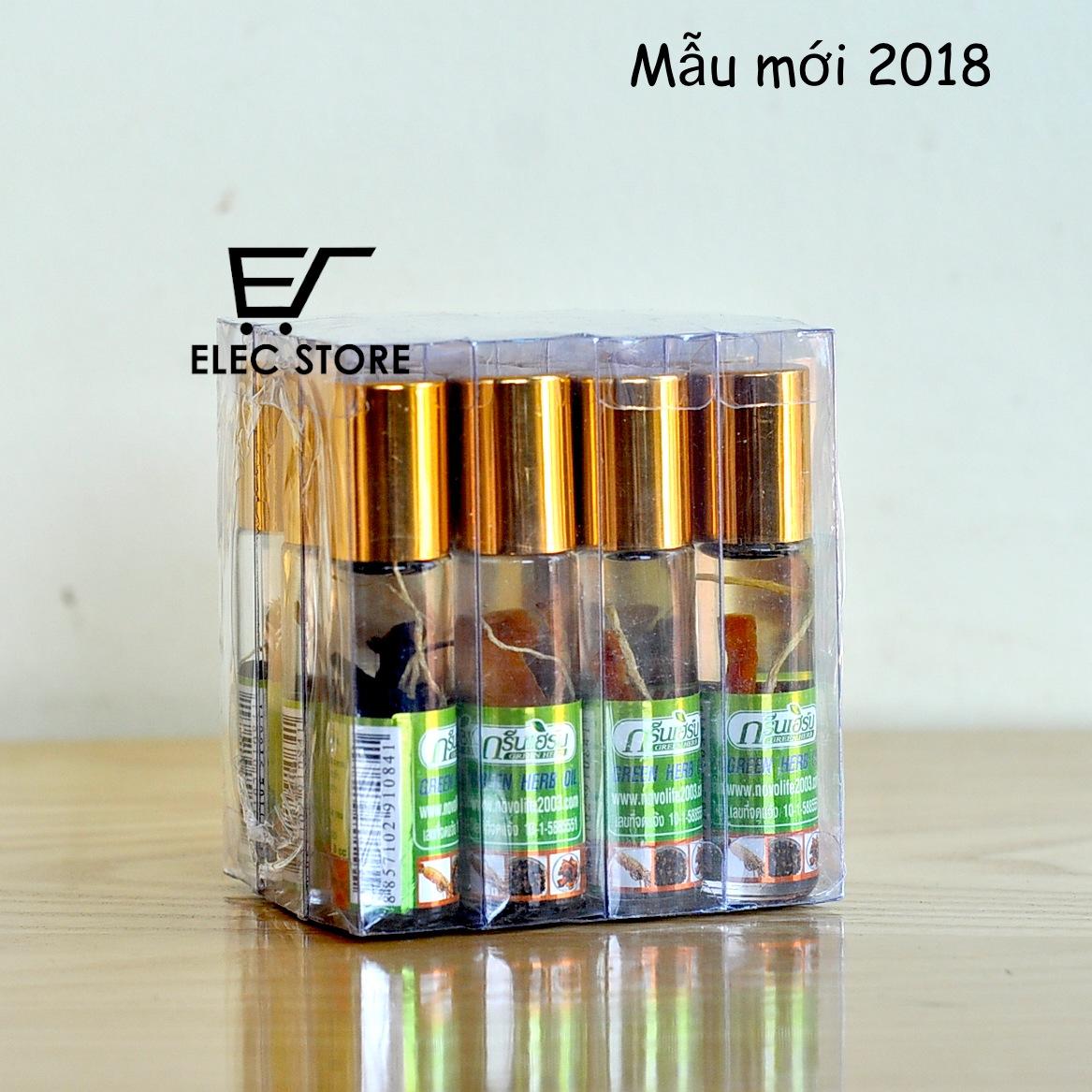 Bộ 5 chai dầu thảo dược sâm Thái Lan (5 x 8ml) mới 2018