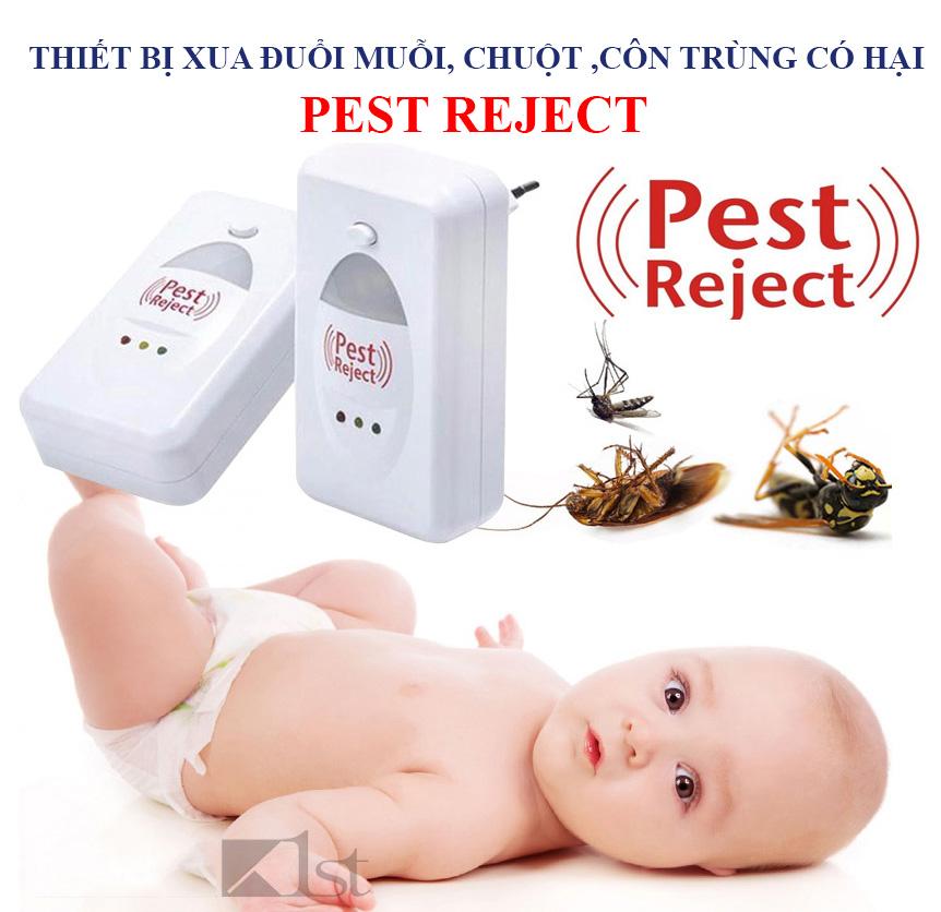 Đèn Chống Muỗi Thiết Bị Đuổi Muỗi Chuột Gián Mối Mọt Pest Reject Thế Hệ 3 Sống Âm Tần Số 0338 Hz Phòng ngăn Bệnh Dịch