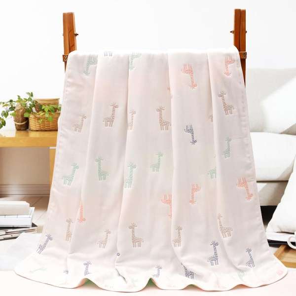 110 Cm 100% Cotton Sơ Sinh Em Bé Chăn Chăn Mỏng Đắp Mùa Hè Khăn Tắm