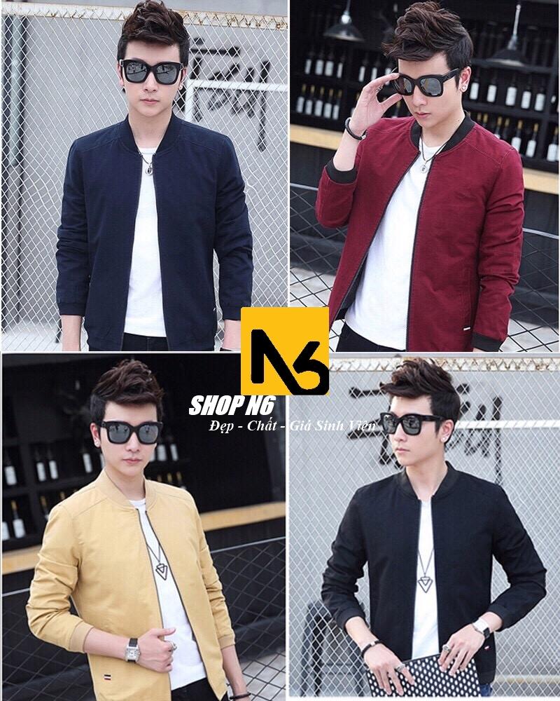 [HCM]Áo Khoác Kaki Nam Bomber Đỏ Cao Cấp - KK26