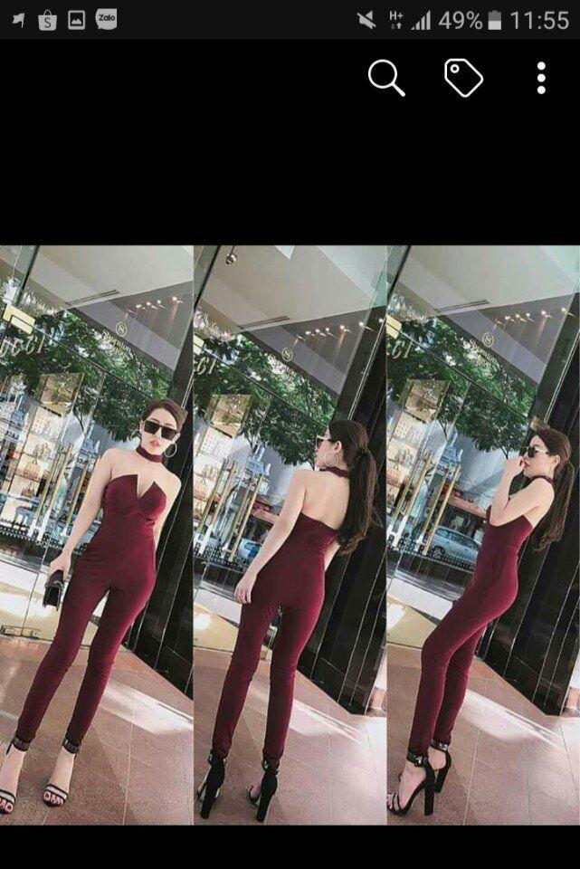 Jump dài cúp ngực kèm vòng cổ