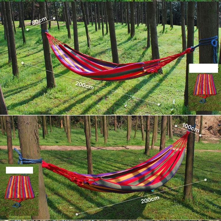 Võng du lịch chất dù cao cấp - 2*0.8m 