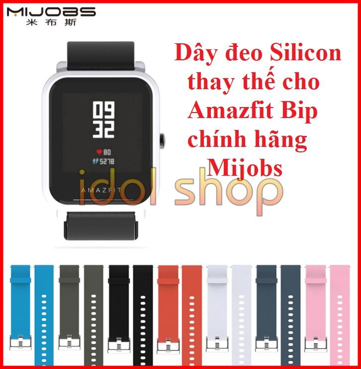 Dây đeo Silicon thay thế Amazfit Bip Mijobs
