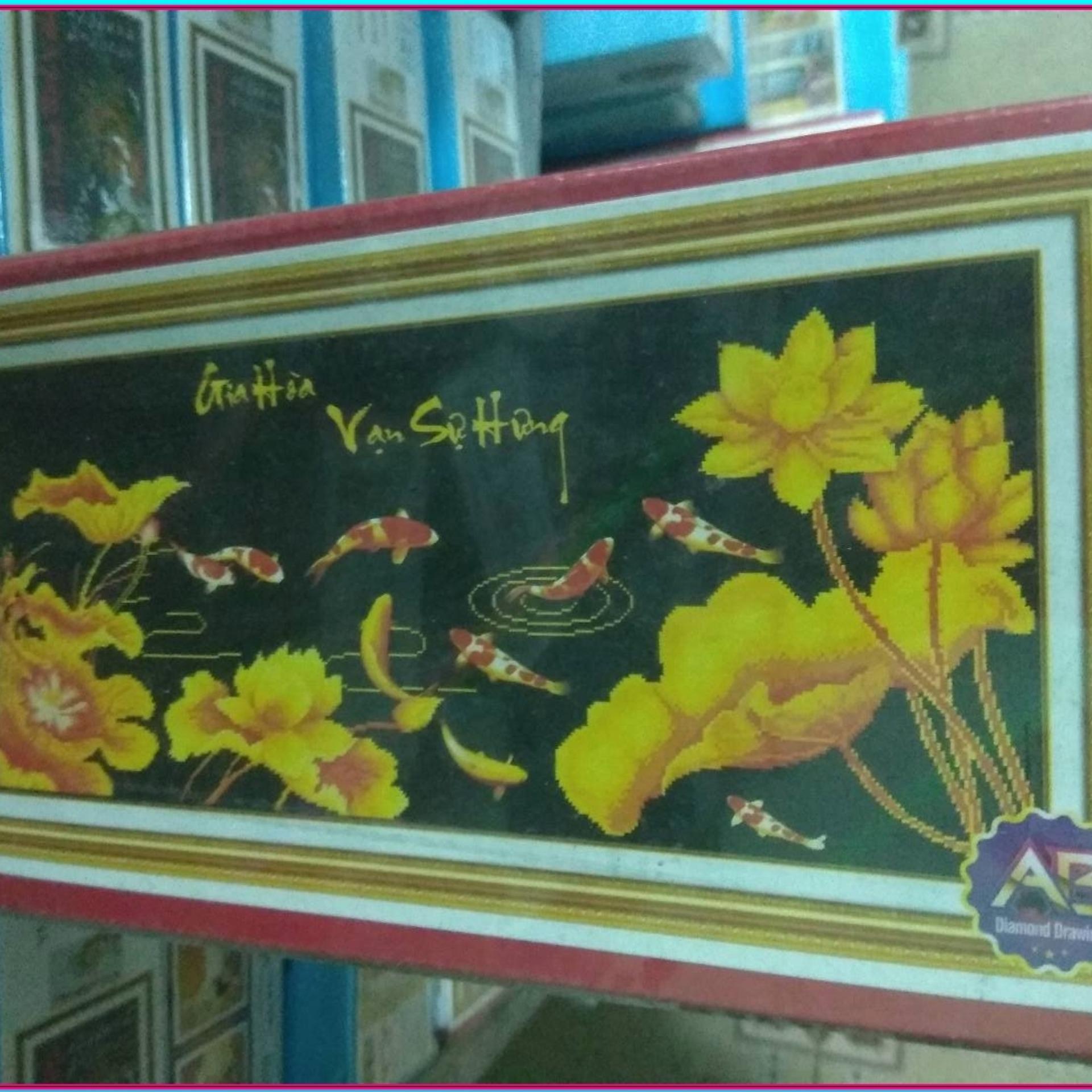 Tranh đính đá gia hoà vạn sự hưng DF031-Ngọc Thịnh