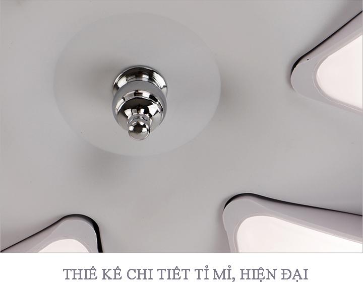 Đèn ốp trần hoa 6 cánh Homelight - OP3M01-106 (Ánh sáng 3 màu)