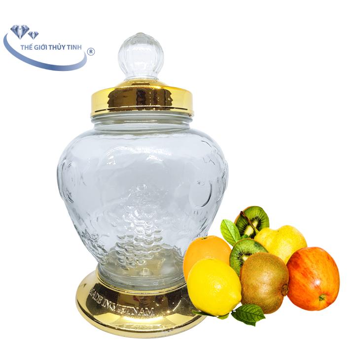 Bình Thủy Tinh Ngâm Rượu Sâm 3.5 Lít
