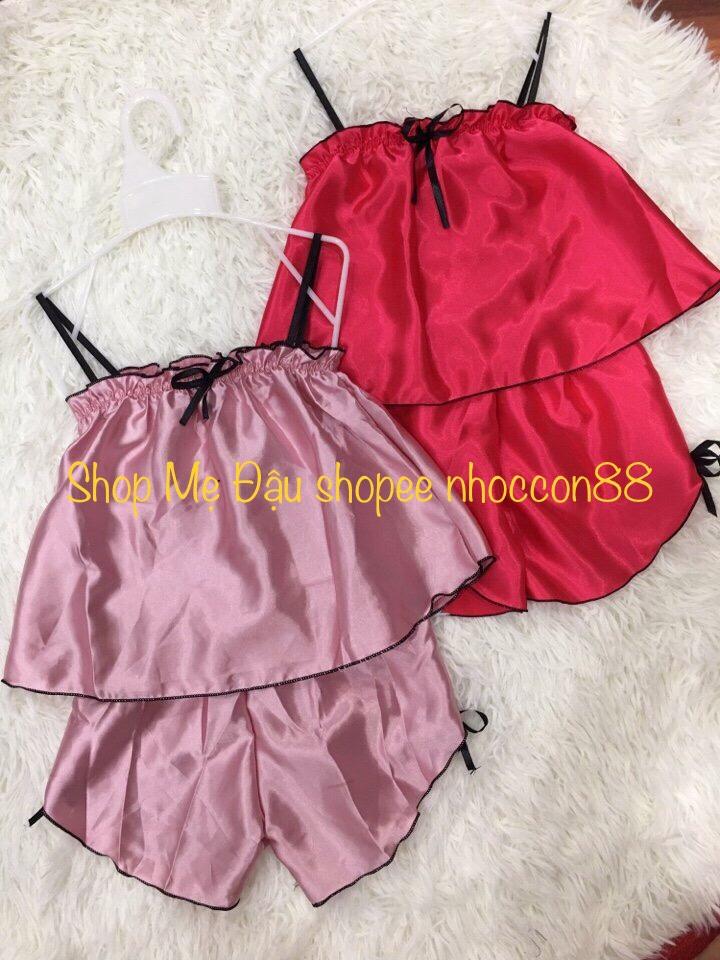bộ dây lụa bé gái Shop Mẹ Đậu