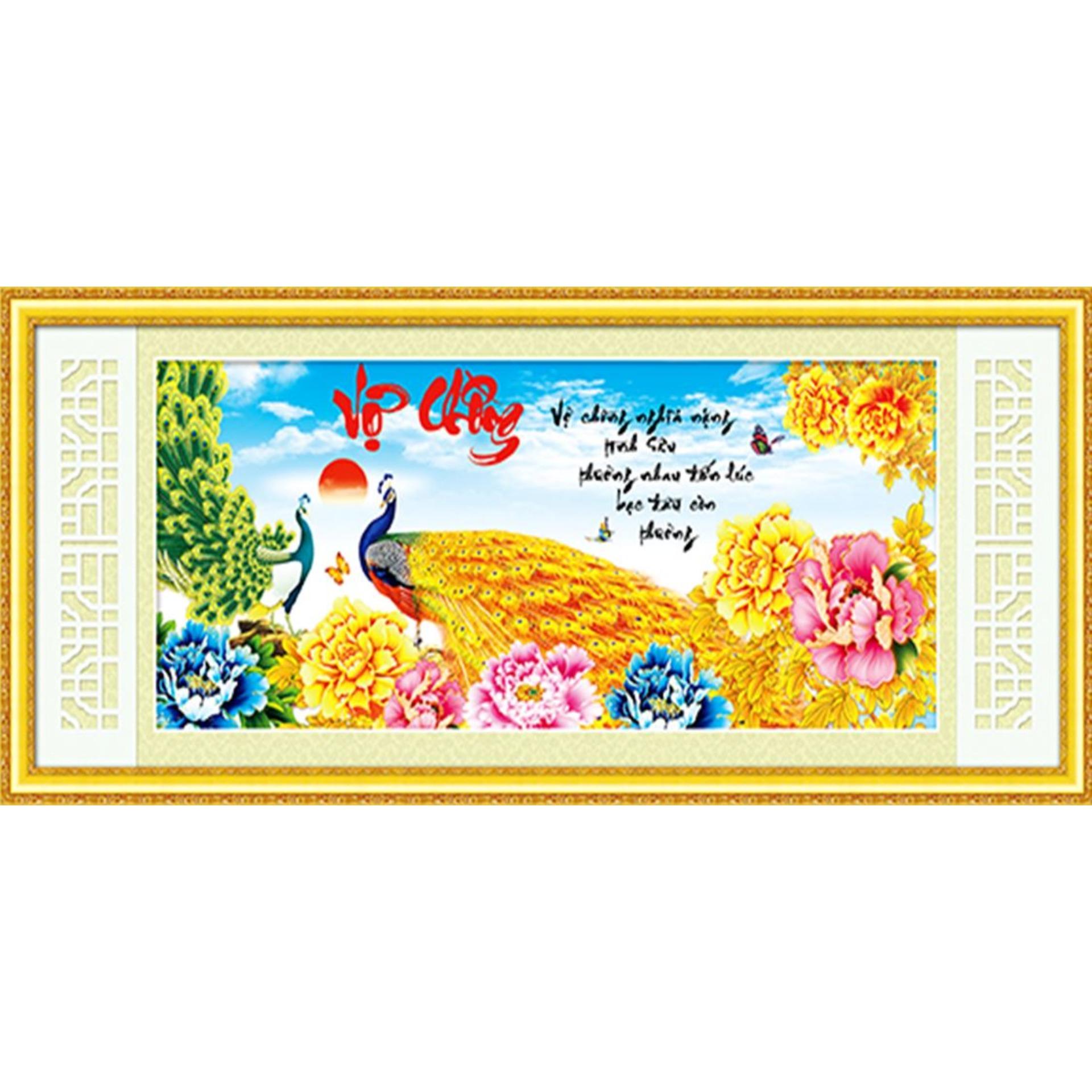 Tranh đính đá Vợ chồng LV138