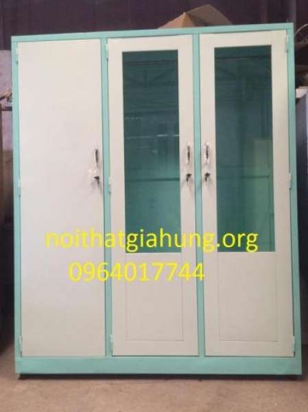 Tủ quần áo sơn tĩnh điện Gia Hưng cao 1m8 ngang 1m4