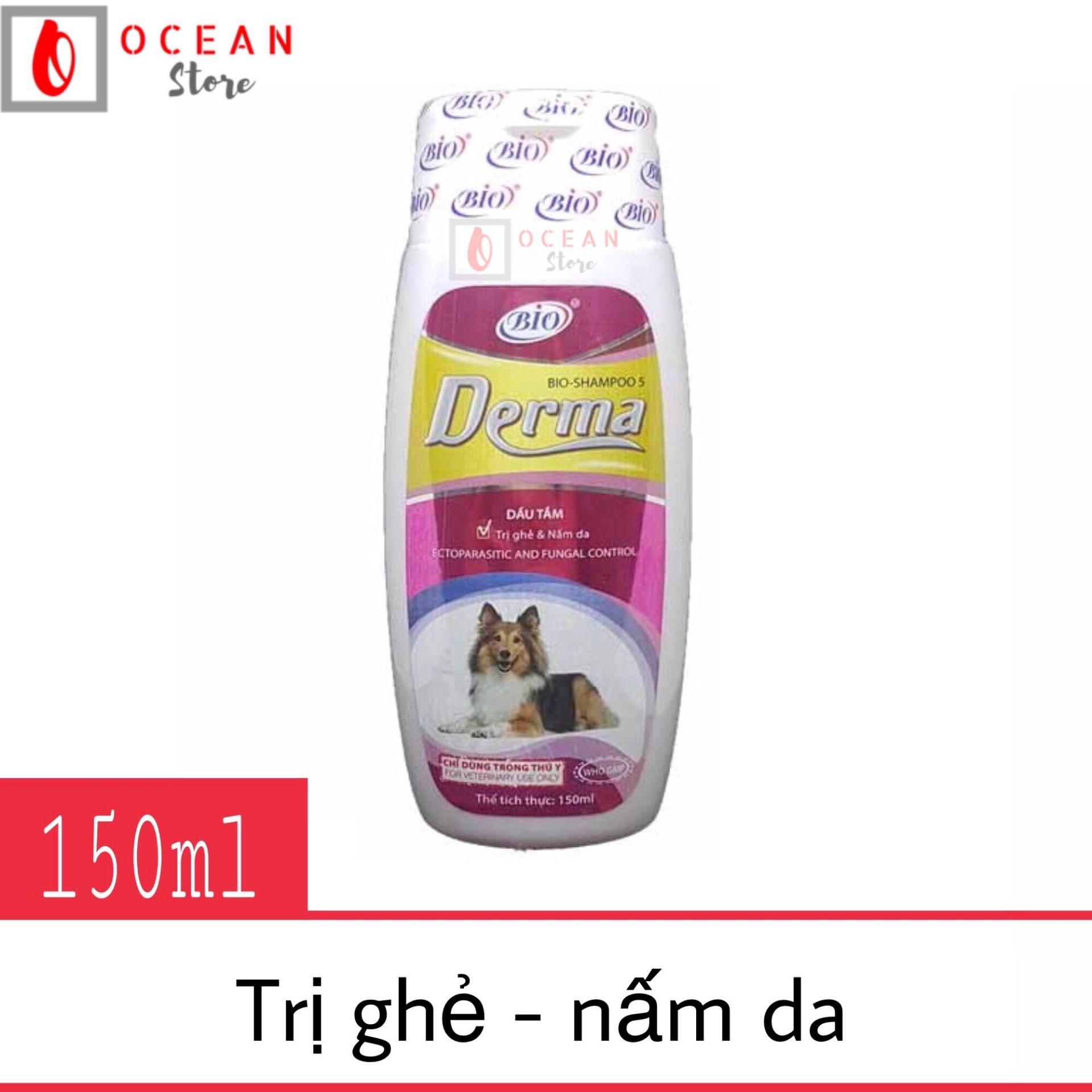 Sữa tắm đặc trị ve ghẻ, nấm da chó mèo - Bio Derma 150ml