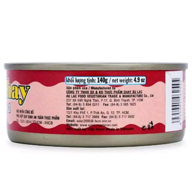 Heo 2 Lát Chay Âu Lạc Lon 140G