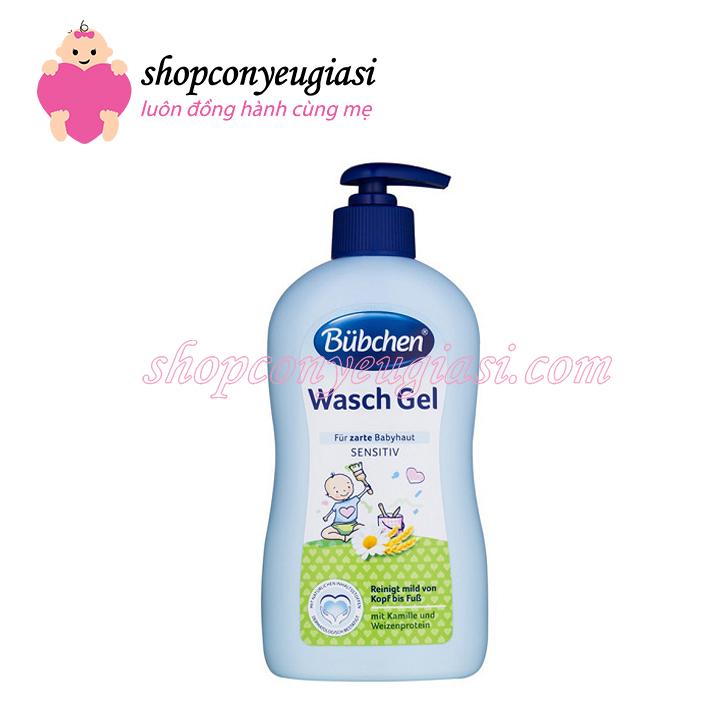 [HCM]Sữa Tắm Gội Bubchen 400ml Cho Bé Từ Sơ Sinh - Đức