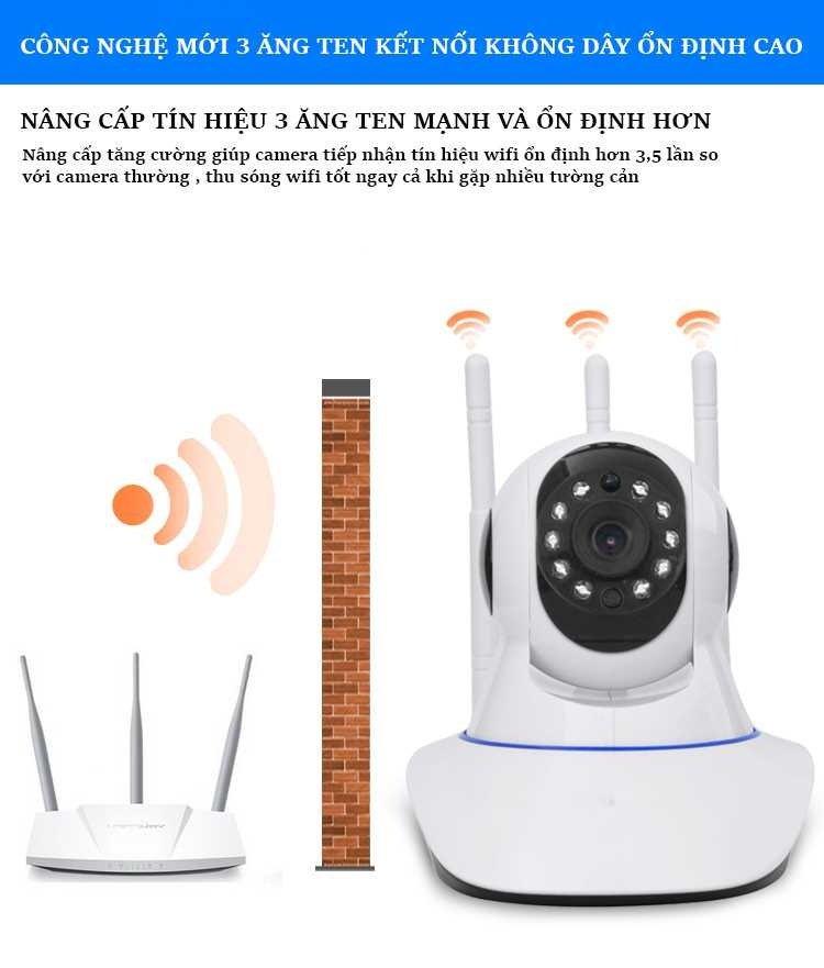 Camera wifi yoosee giám sát 3 râu - 960HD
