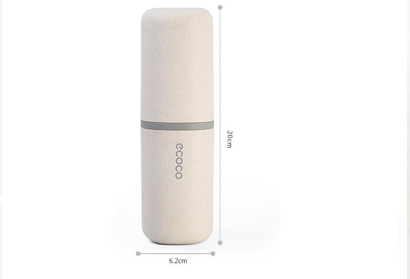 Cốc đánh răng 2 in 1 đựng bàn chải và kem đánh răng ECOCO