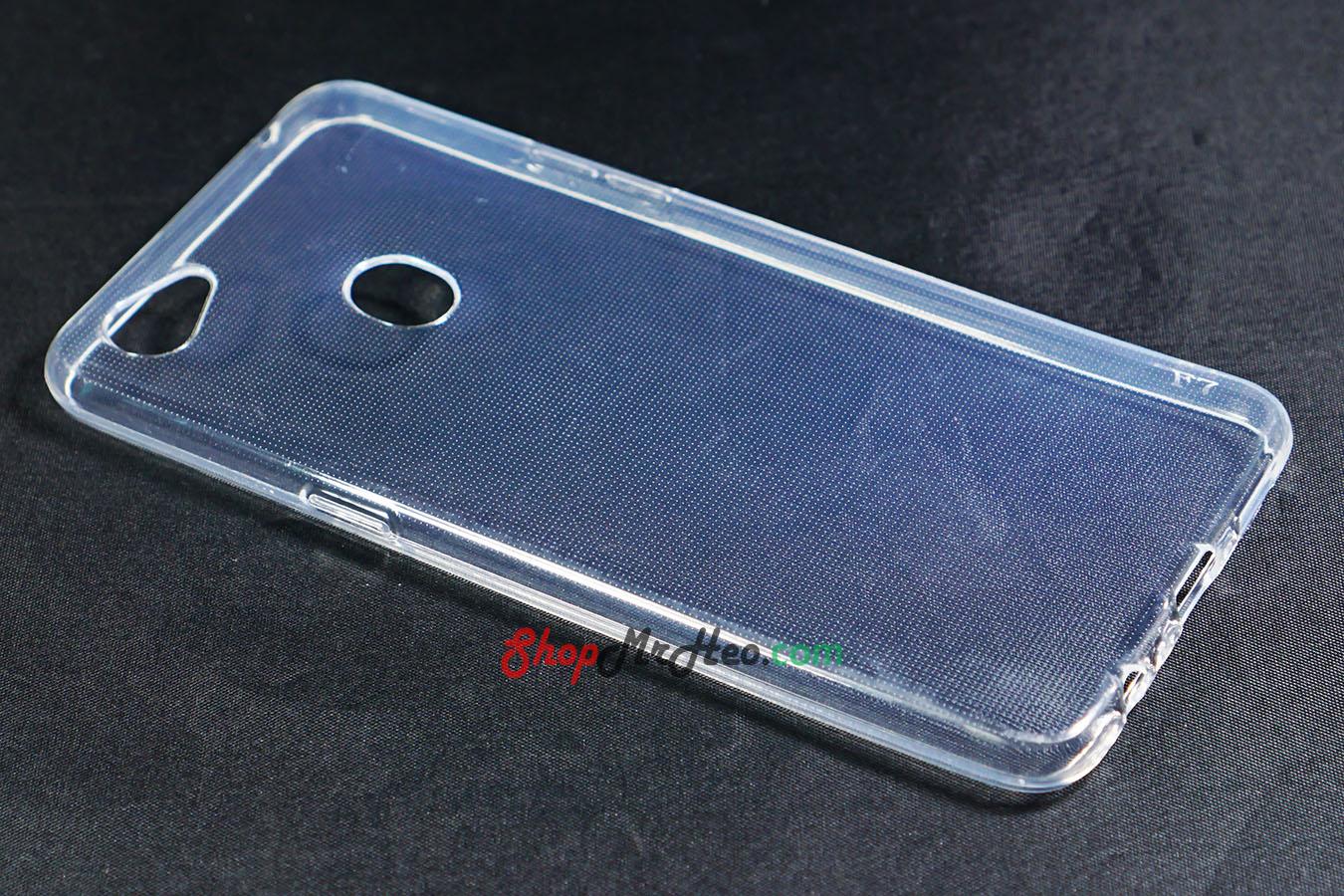 Ốp lưng Silicon Oppo F7 dẻo (trong suốt)