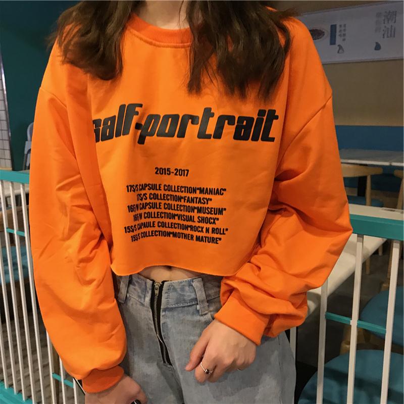Áo Thun Croptop In Chữ Salf Portrait Thời Trang