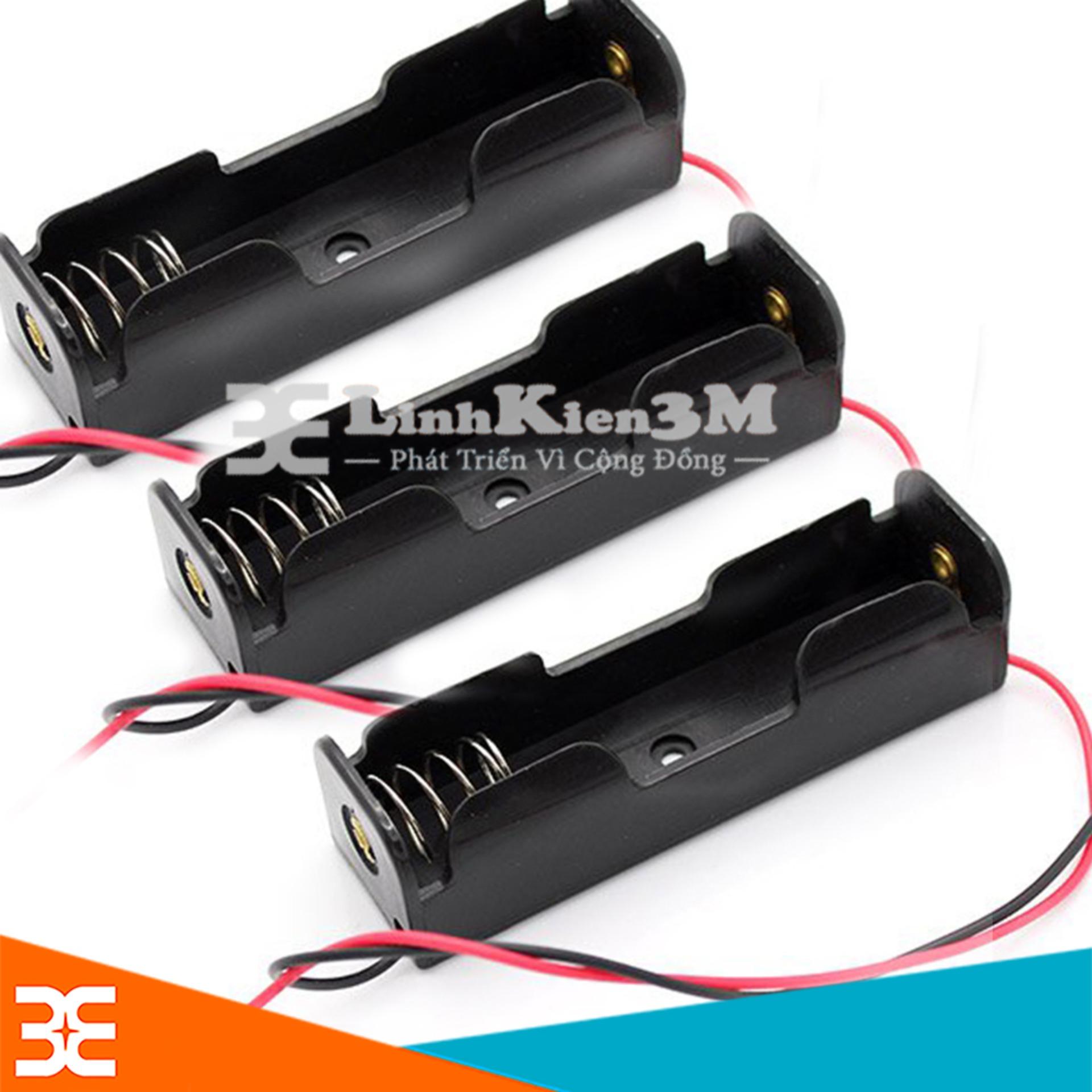Bộ 3 Đế Đựng Pin 18650 1 Pin ( Chưa Bao Gồm Pin )