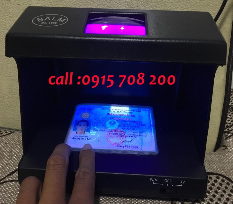 đèn soi giấy tờ giả