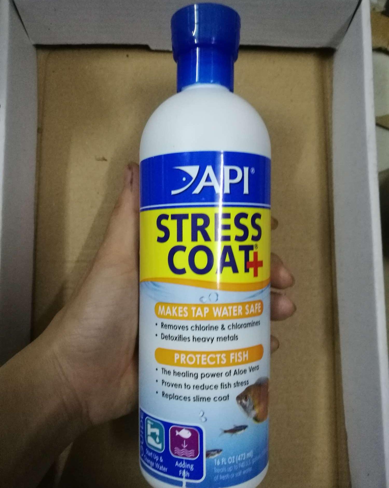 [HCM]Api Stress Coat+ 473ml  khử clo khử độc giảm stress tái tạo và bảo vệ cá