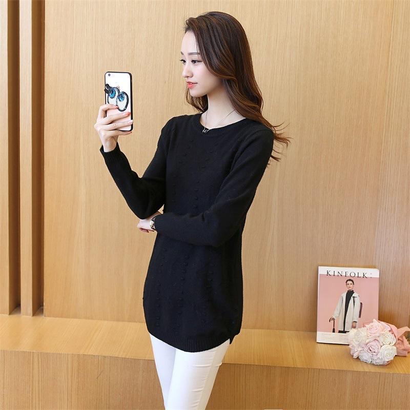 Áo len nữ form dài,chất liệu len dệt kim,mẫu trơn không họa tiết,dáng cổ tròn,dài tay,dễ phối đồ,kiểu dáng không kén tuổi,trẻ hoặc tuổi trung niên mặc đều được,hàng chính hãng Thiên Tú Store Thientustore.01200