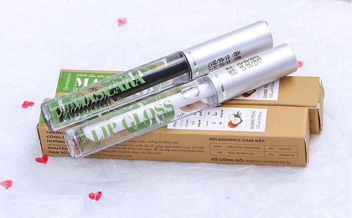 mascara dầu dừa dưỡng mi Milaganics 5ml