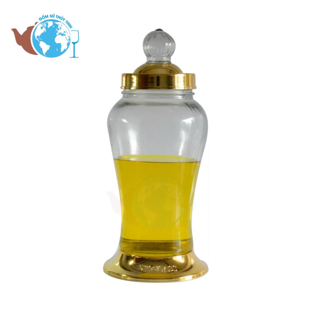 Bình ngâm sâm thủy tinh 5 lít không van