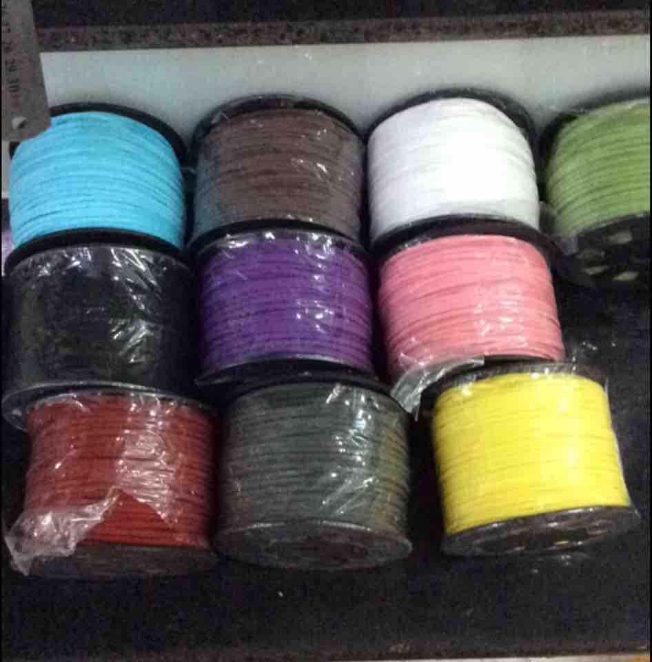 5 m dây da lộn làm vòng tay handmade